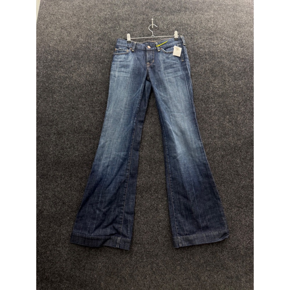 Citizens of Humanity Kelly Flare Wide Leg Jeans Pacific Wash Blue Size 26 NWT